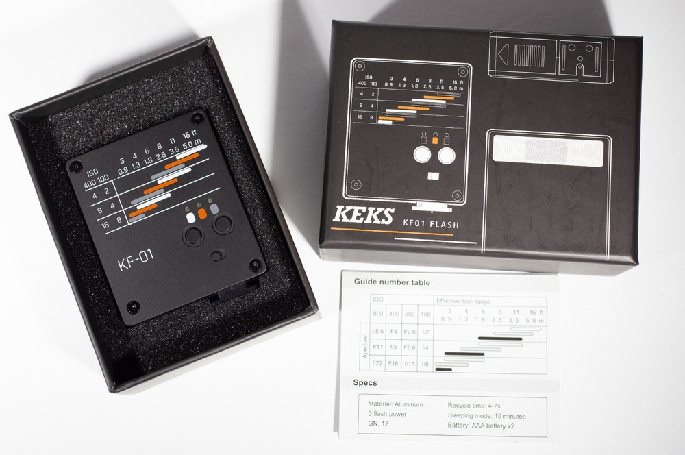 KEKS KF01 Hot shoe flash, black