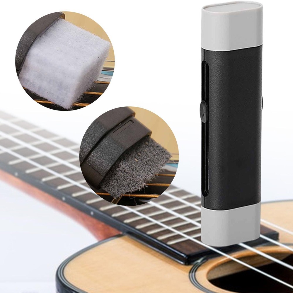 Guitar String Cleaner Compact Cleaning Accessory for Ukulele Banjos