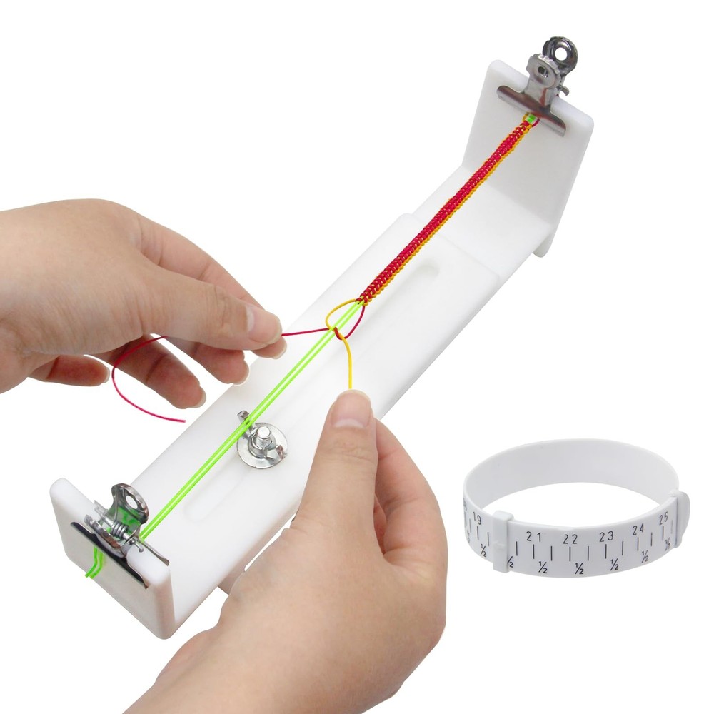 MXFIV Jig Bracelet Maker, Adjustable Braiding Tool, U Shape Paracord Making K...