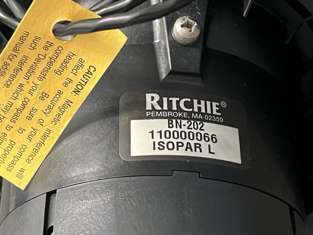 Ritchie BN-202 Navigator Compass - Bulkhead Mount - Black