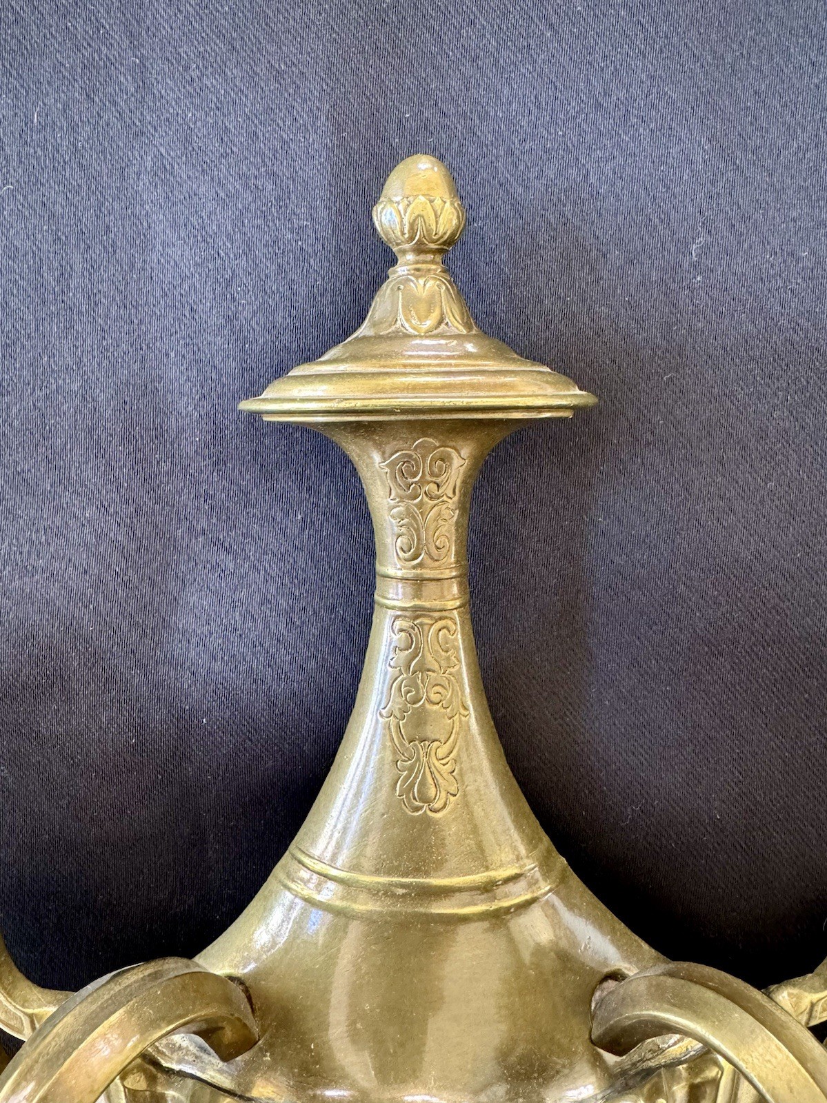 Antique Lighting E.F. Caldwell Bronze Wall Sconces PAIR