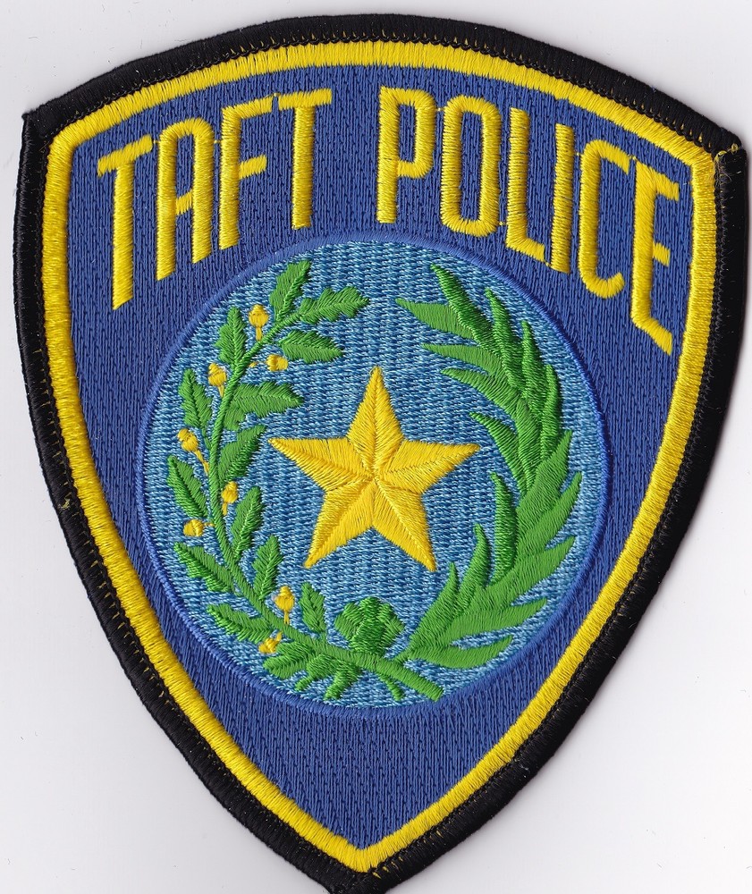 Taft Police Patch Texas TX