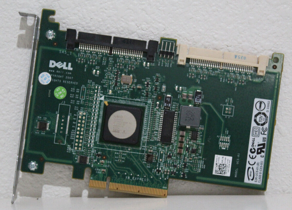 Dell Poweredge PERC 6/IR PERC6/IR PCI-E SAS RAID Controller 0U558P U558P