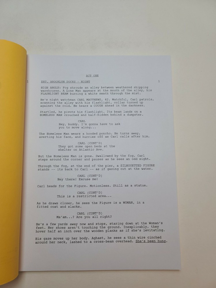 CASTLE / David Amann TV Script, Annie Wersching & William Mapother "Disciple"