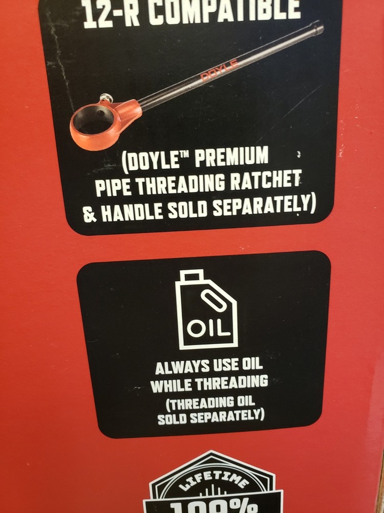 DOYLE Premium Pipe Threading Die Head Kit, 6-Piece, 58941
