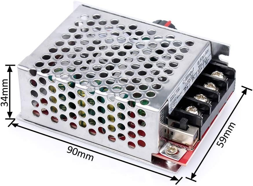 Compact 7-70V 30A PWM Speed Controller for 12V to 48V Motors – Efficient Control