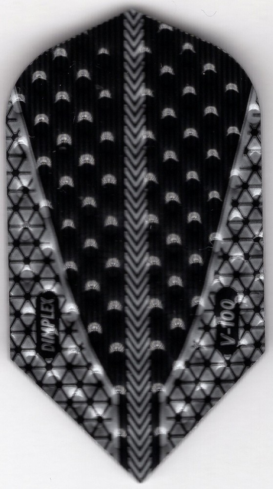 GRAY V-100 Slim Dimplex Dart Flights: 3 per set