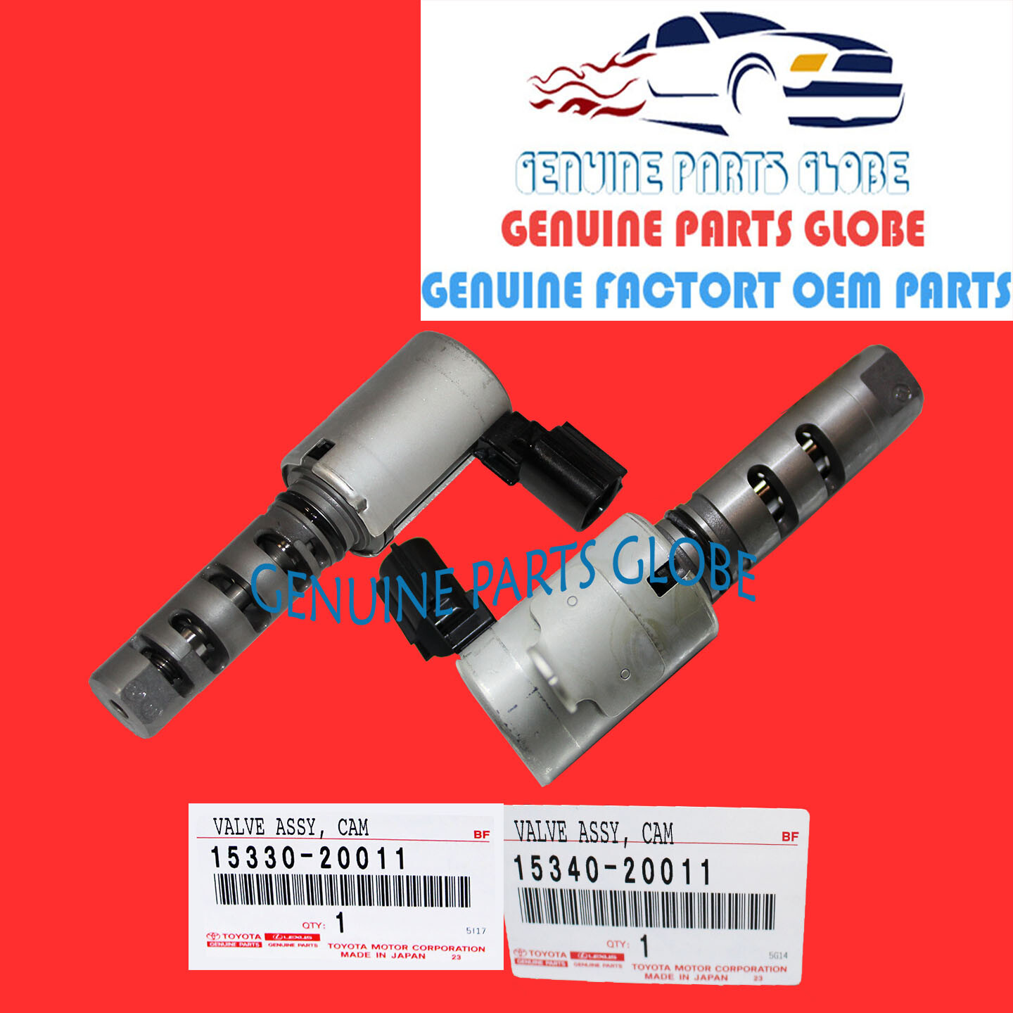 GENUINE TOYOTA SIENNA CAMRY ES300 RX330 6CYL CAM TIMING OIL CONTROL VALVE SET