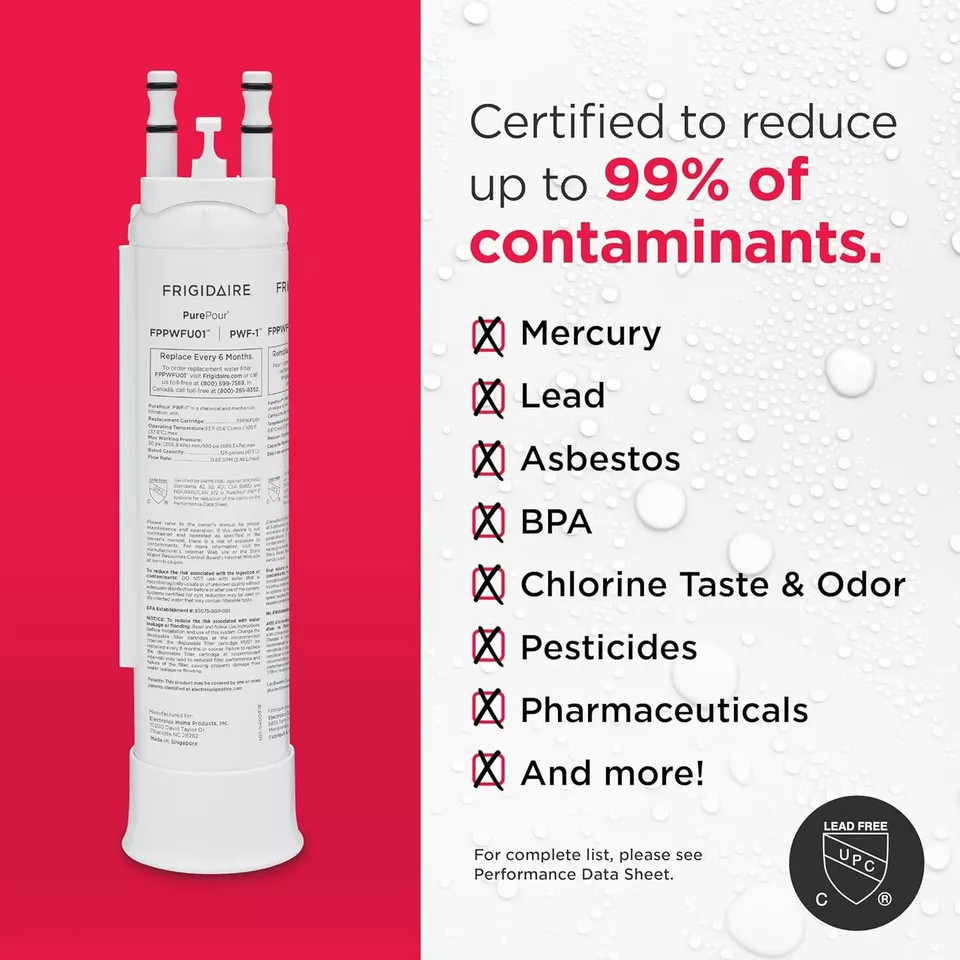 Frigidaire PurePour PWF-1 FPPWFU01 PureAir Ultra II PAULTRA2 Water & Air Filter