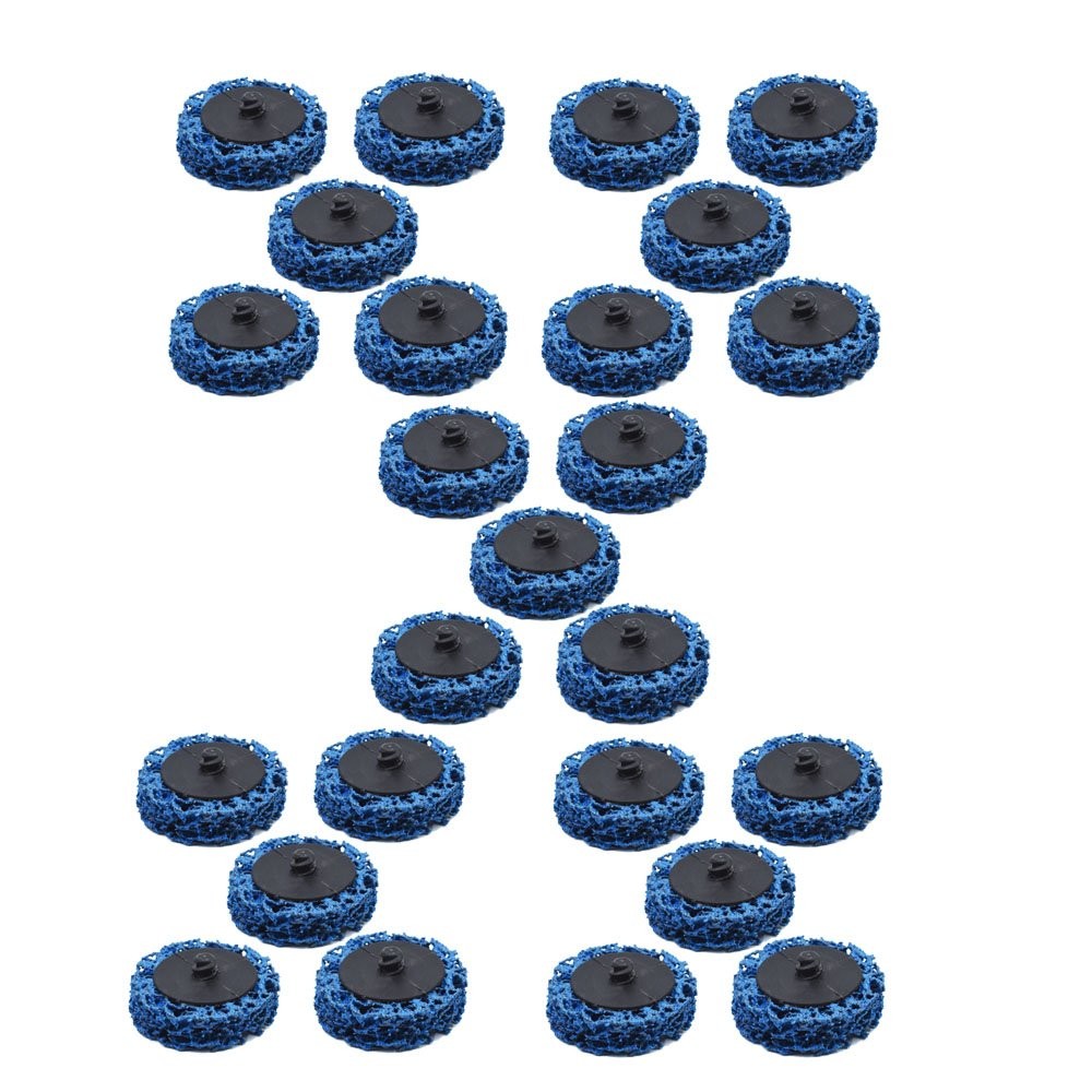25 Pack 2" Quick ChangeEasy Strip & Clean Discs for Paint Rust