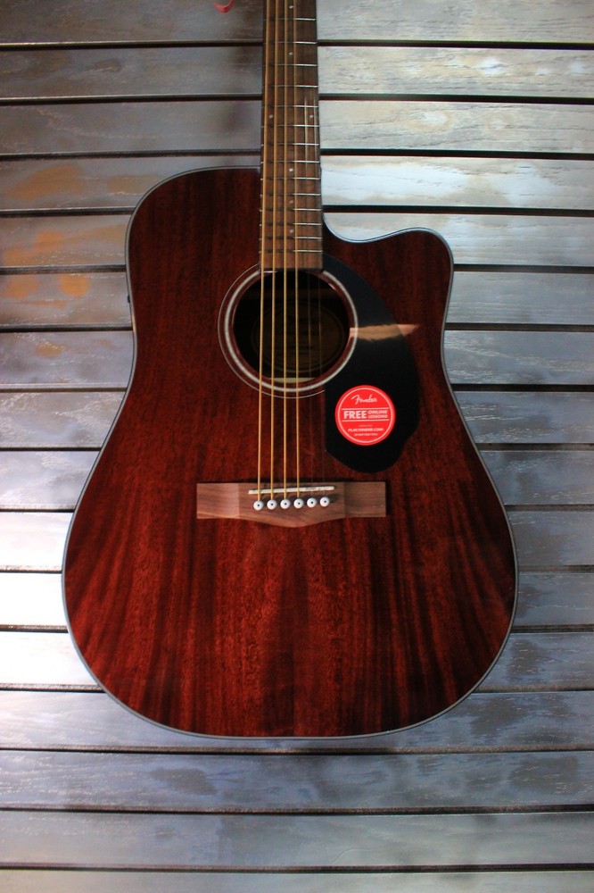Fender CD-60SCE Dreadnought All-Mahogany