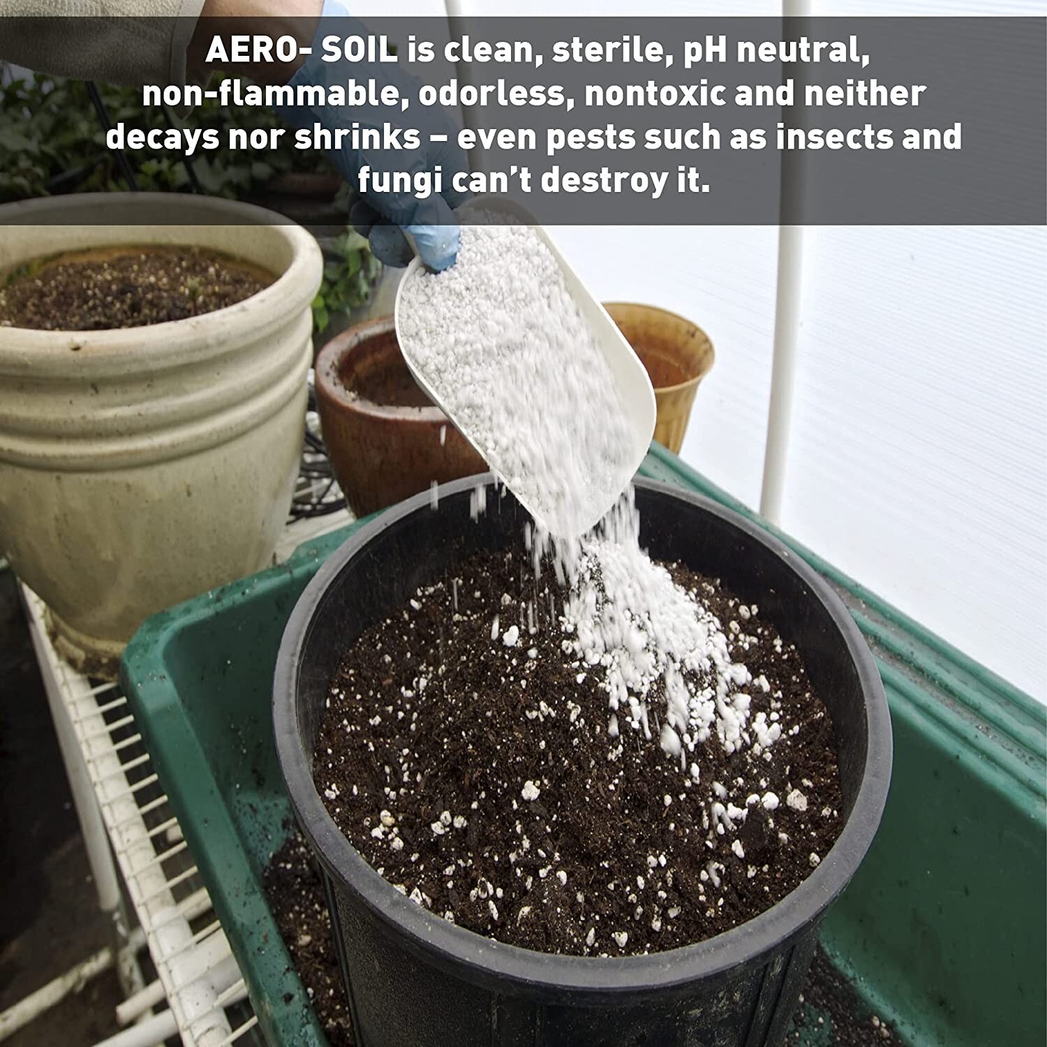 AeroSoil Perlite Horticultural Soil Additive – Seed Starter - Coarse 4 CF