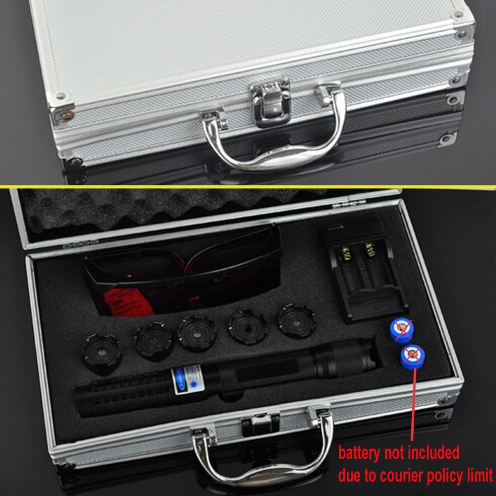 Halberd-Head Blue Laser Pointer Pack Teaching-aid Laser Pen Torch Flashlight