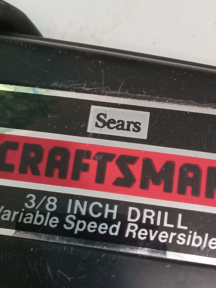Sears Craftsman 3/8" Variable Speed Reversible Drill