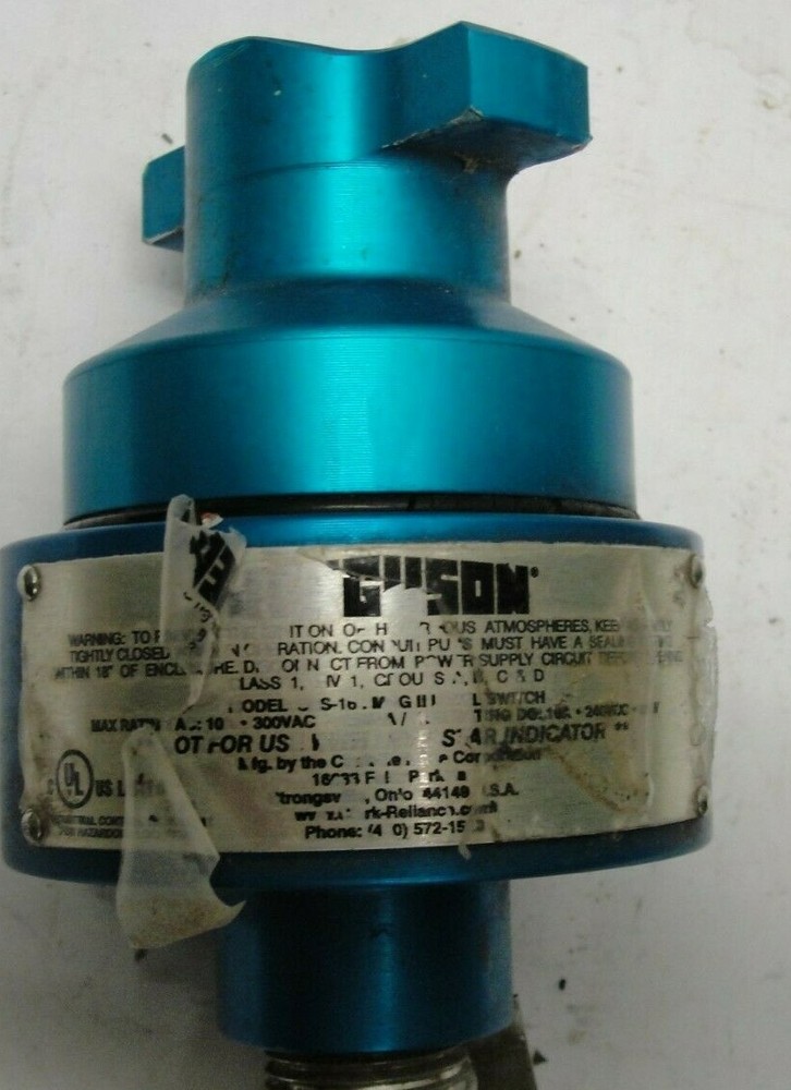 JERGUSON INDICATOR POINT LEVEL SWITCH SAS-16 APPLETON BOX GR-EFHC used