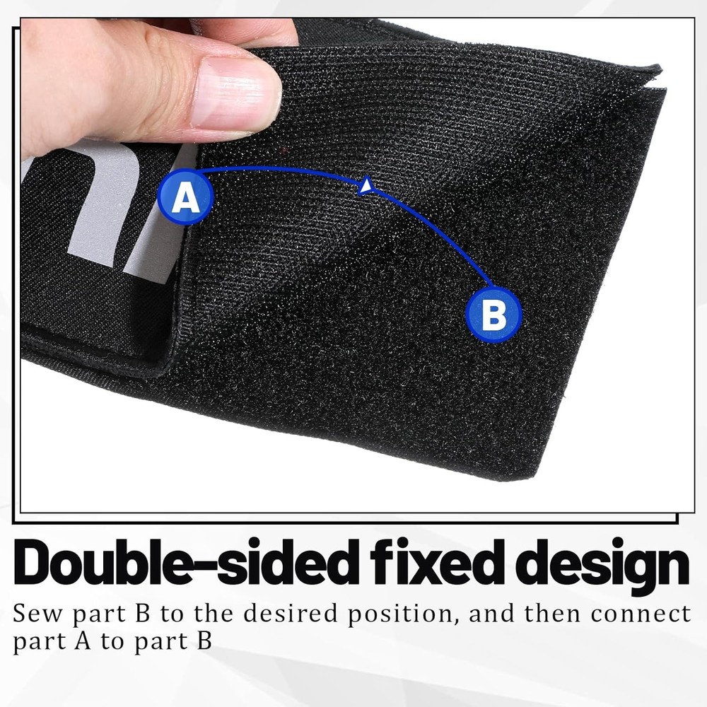 Security Patch, 2 Pcs Reflective Security Hook and Loop Patch for Vest Printed