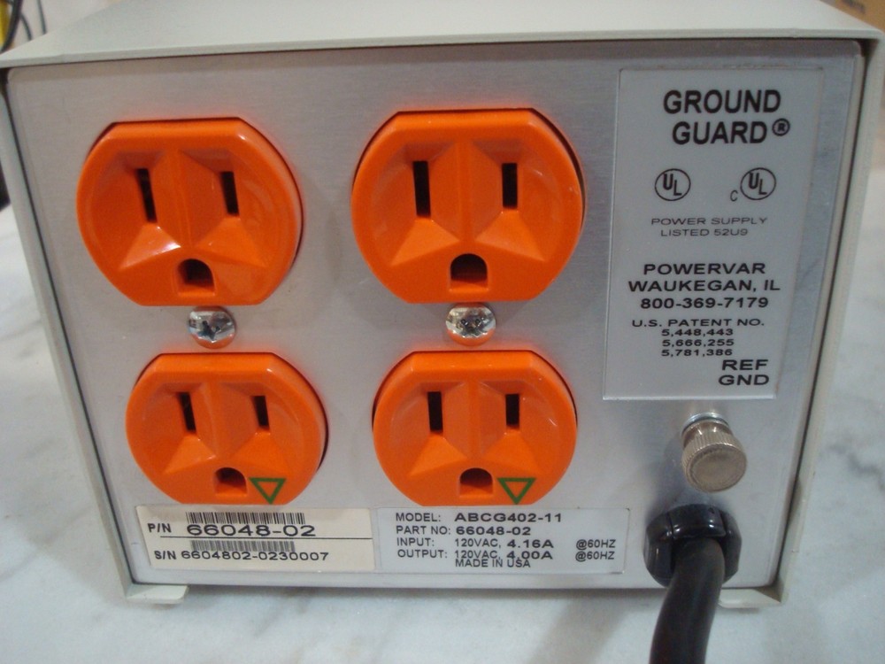 Powervar ABCG402-11 Ground Gaurd Conditioner NOS