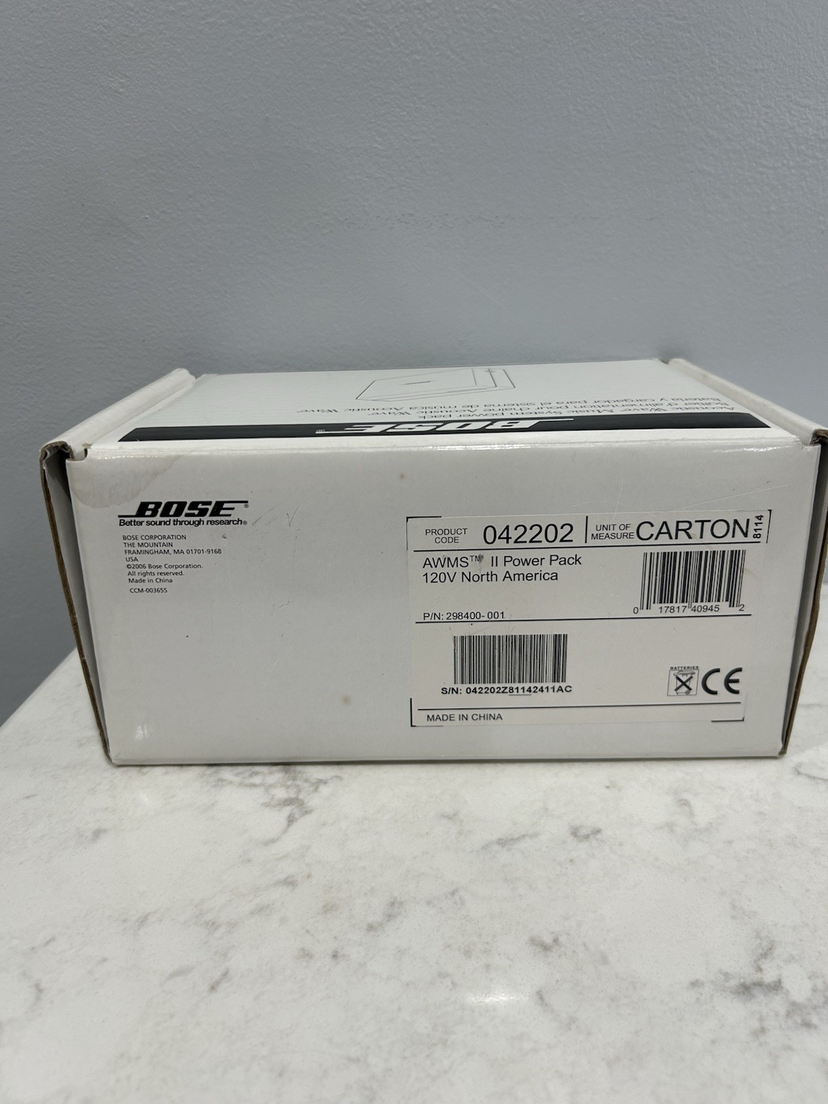 Bose AWMS II Power Pack 120V Acoustic Wave Music System Power Pack NEW OPEN BOX