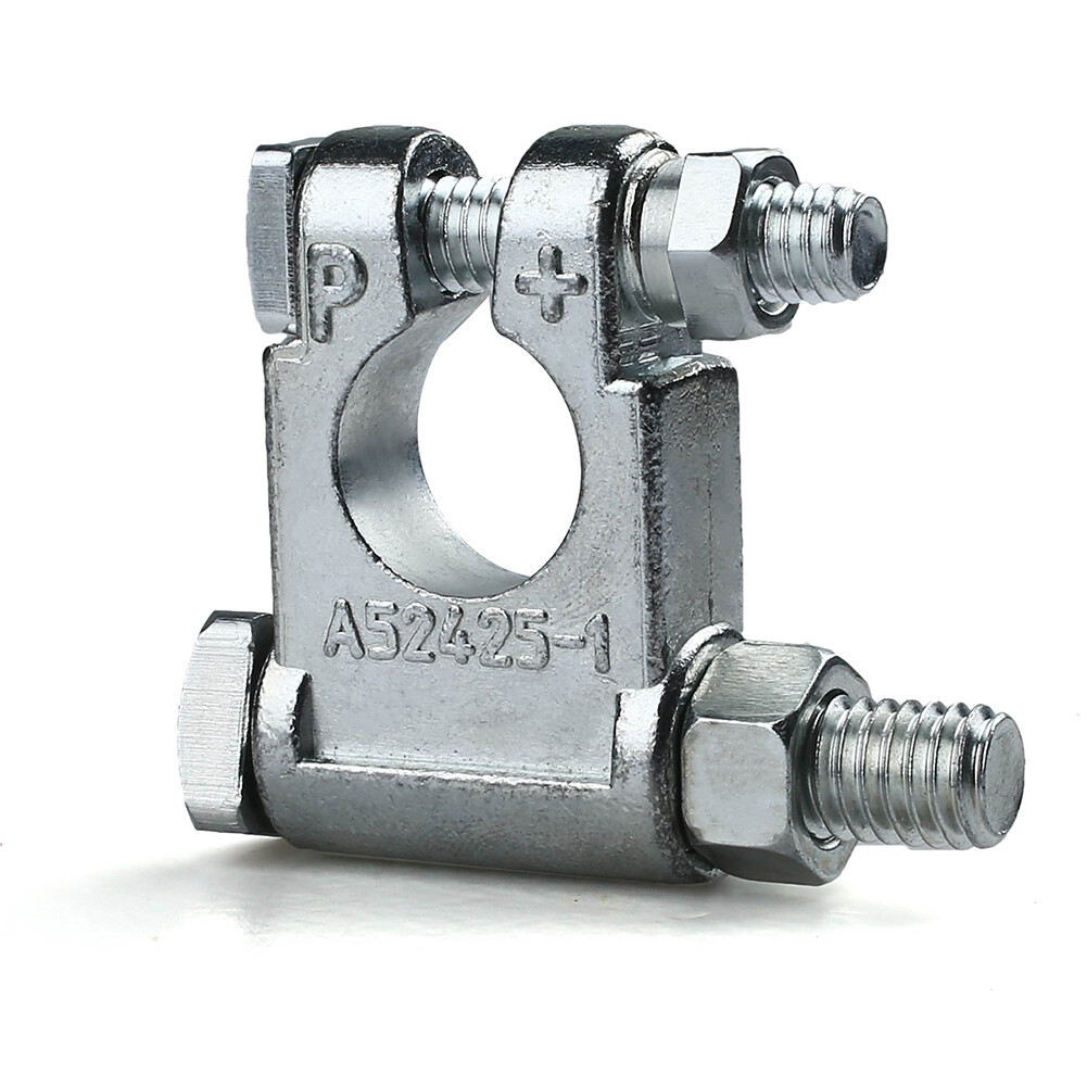 Military Spec Top Post Battery Terminal End Positive and Negative with/ 2 Covers