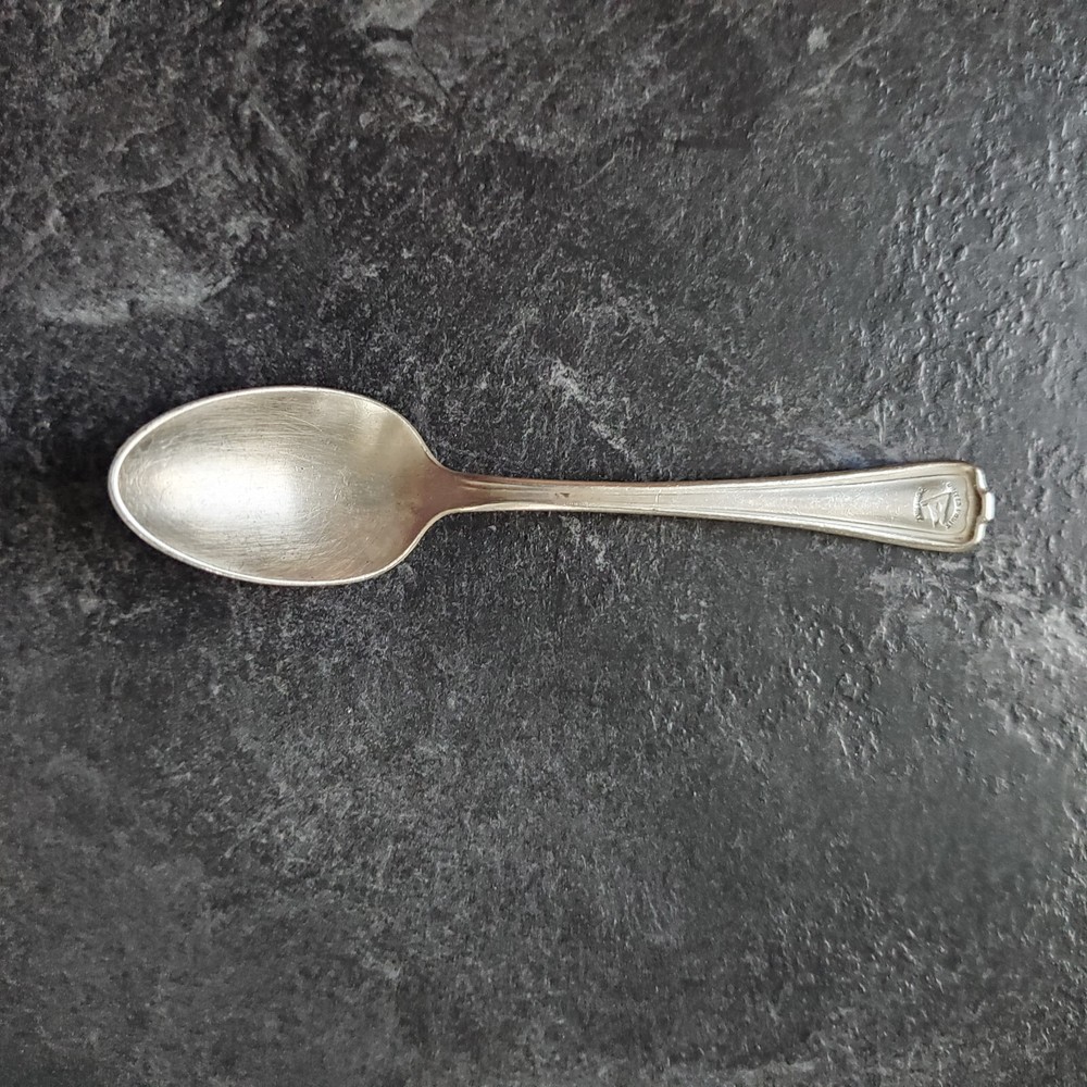 UNITED NUT CO. SILVERPLATE DEMITASSE  SPOON-INTERNATIONAL SILVER CO.