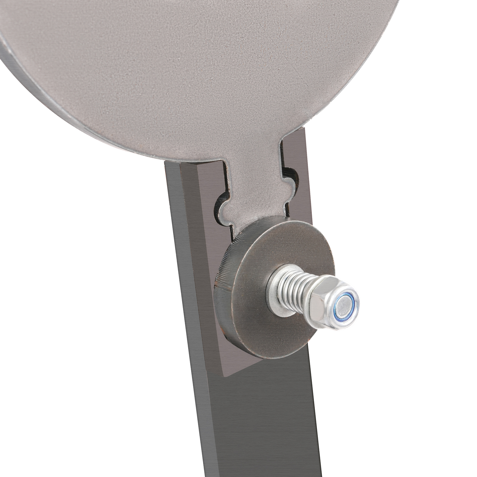 Metal 8" inch Portable Reactive Steel Shooting Target, No Welding