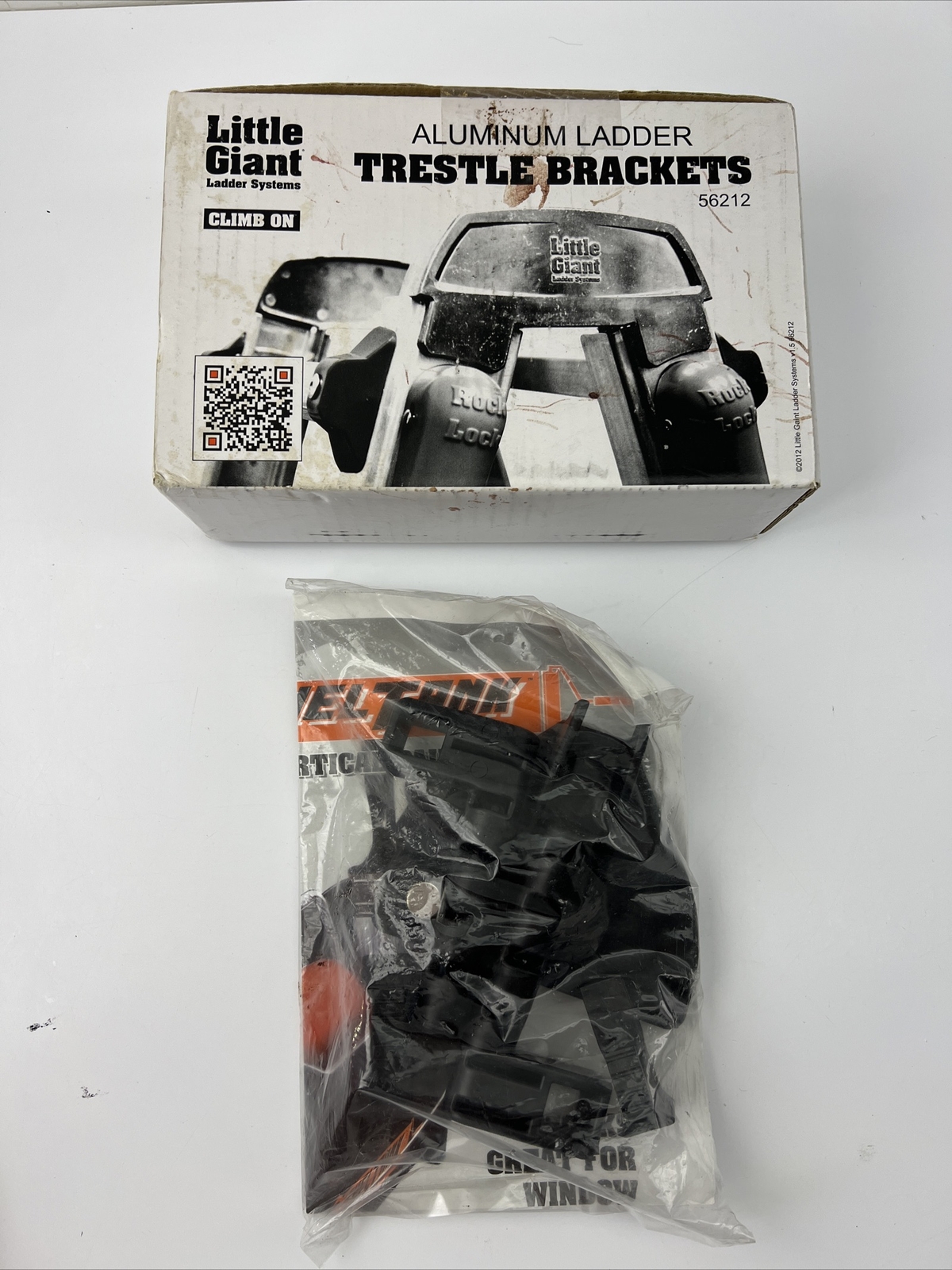 Little Giant Ladder Trestle Brackets + Paint Roller Tray Accessory Pack