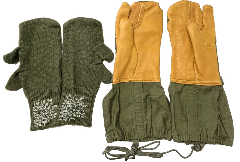 trigger finger mittens (Shell and Liners 1 PAIR)