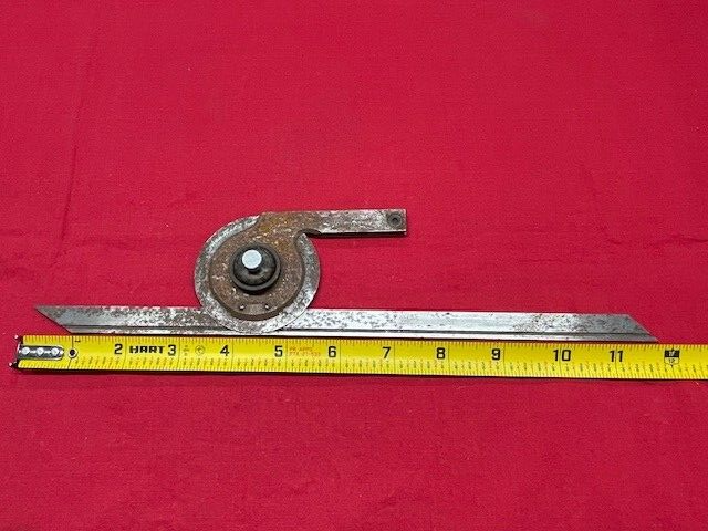 Starrett 359 Precision Universal Bevel Vernier Protractor - RUSTY