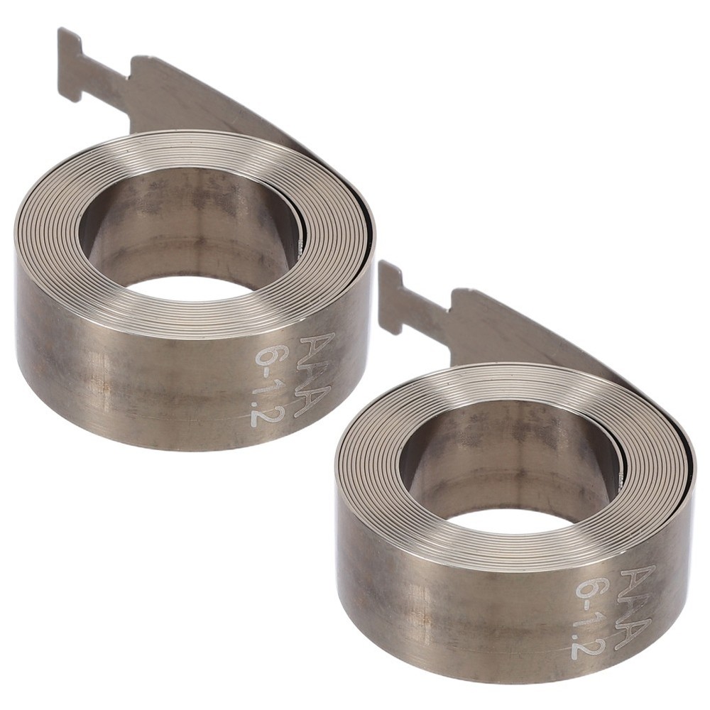 2pcs Window Coil Spring Flat Tension Spring Hardware 47x0.5" for Folding Window