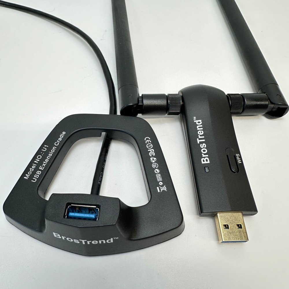 BrosTrend AC3 USB Wireless Internet Adapter - Model AC3 Version 2