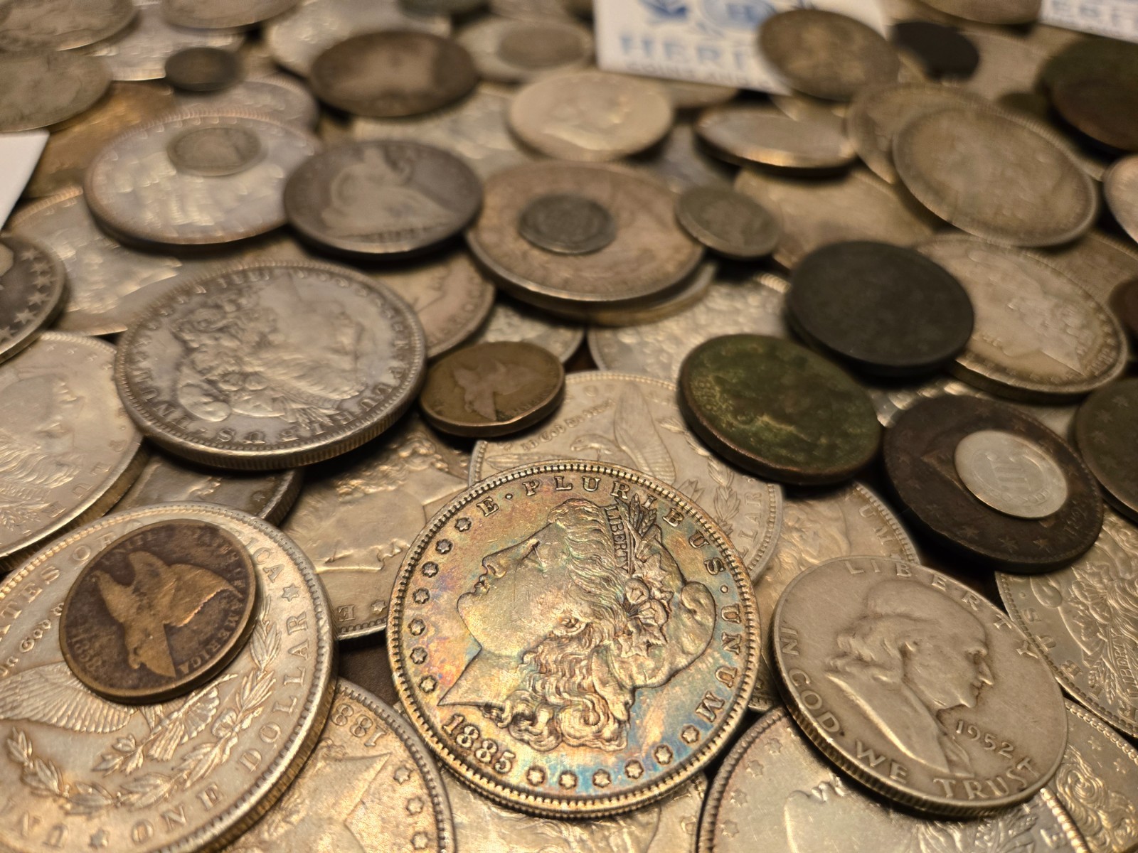 ESTATE SALE, OLD COINS, GOLD, .999 SILVER BARS, BULLION, RARE U.S. BILLS, PROOFS