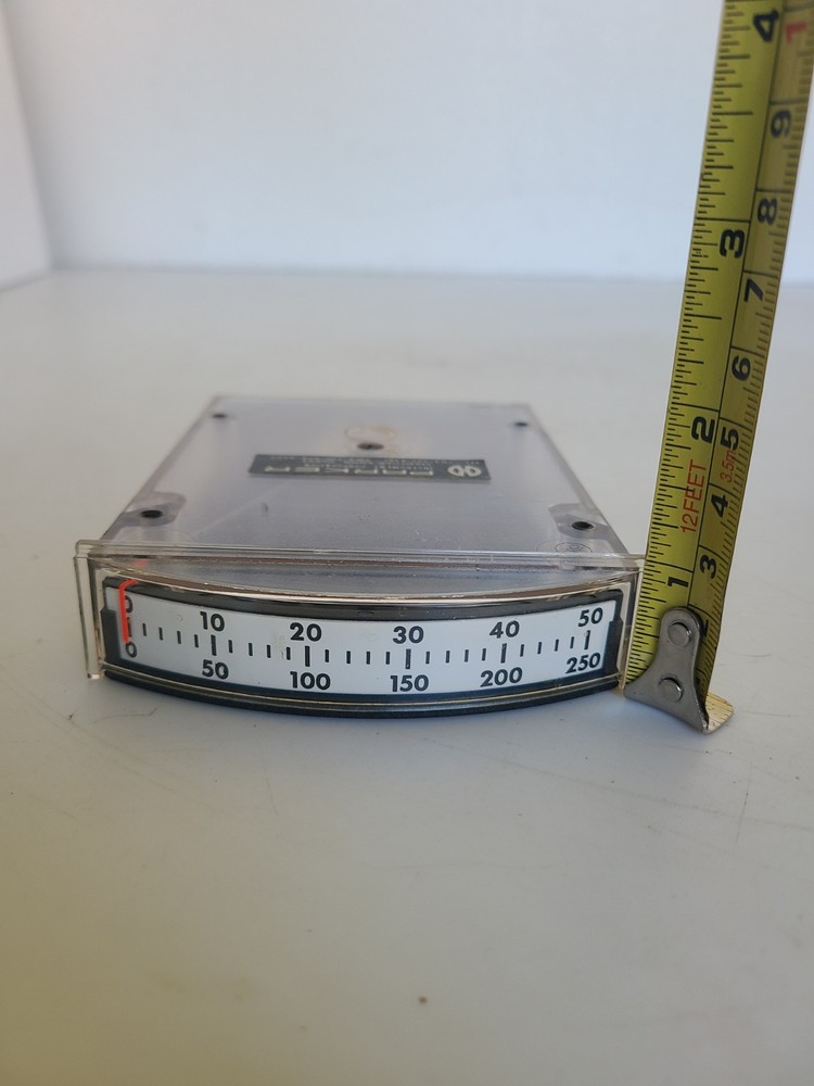 Vintage Parker 0-50 0-250 Panel Meter