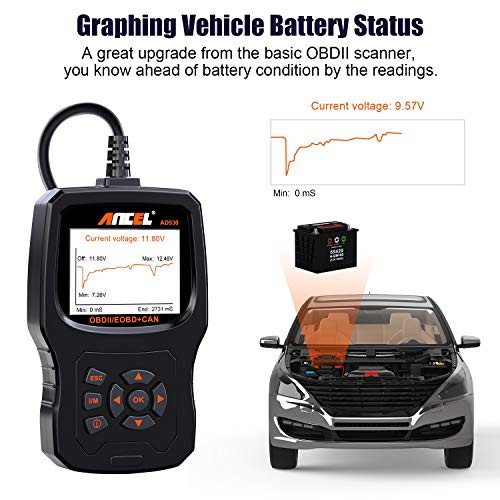 AD530 Vehicle OBD2 Scanner Car Code Reader Diagnostic Scan Tool with Enhanced
