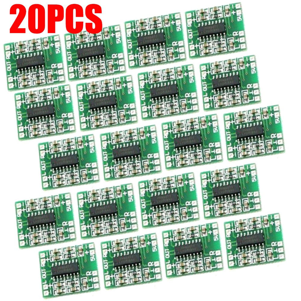 20PCS PAM8403 Mini 2 Channel Stereo 3W Class D Audio Power Amplifier Module