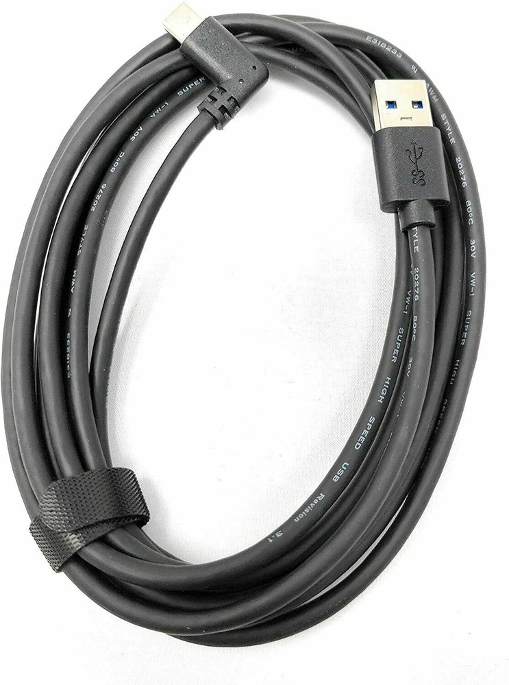 10ft Link Cable for Oculus Quest 3.2 Type-C Right Angle to USB A Charging Cord