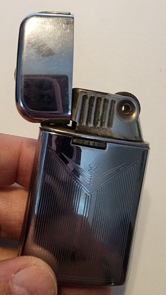 Vintage Ronson Windlite Varaflame Butane Flip Lighter Untested