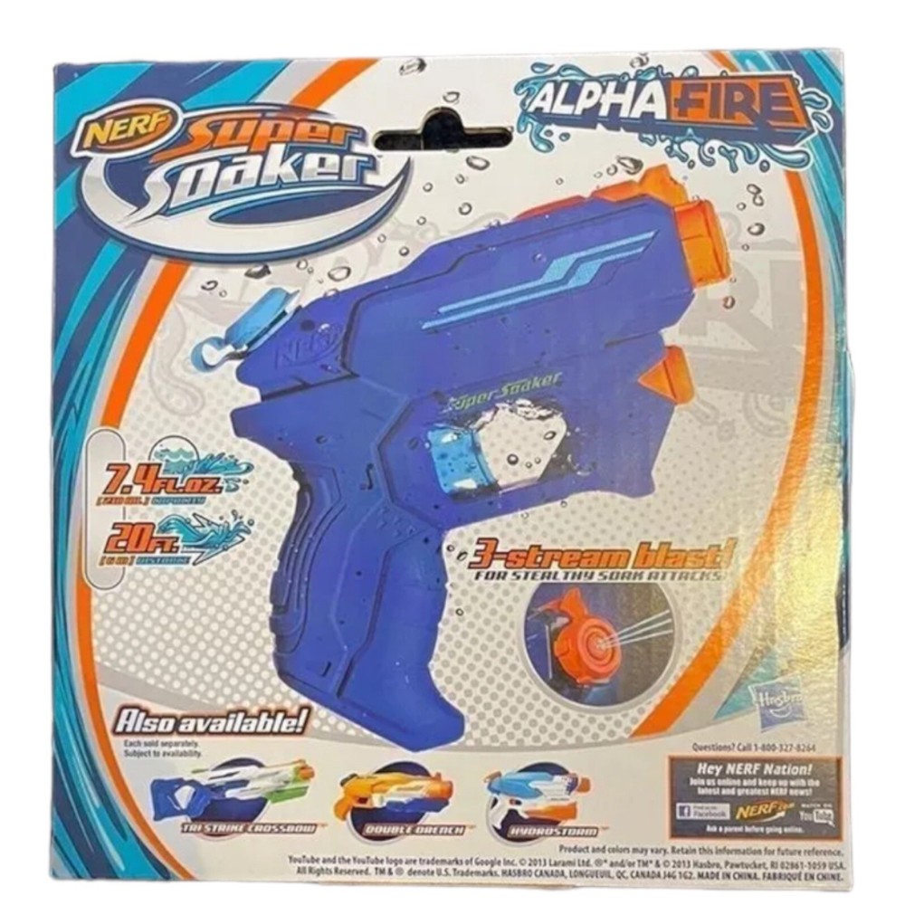 NWT Nerf Super Soaker Alpha Fire gun