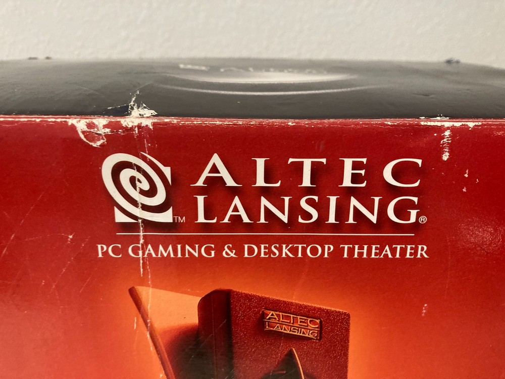 Altec Lansing ADA995 4-Piece Computer Speakers New Open Box UNTESTED