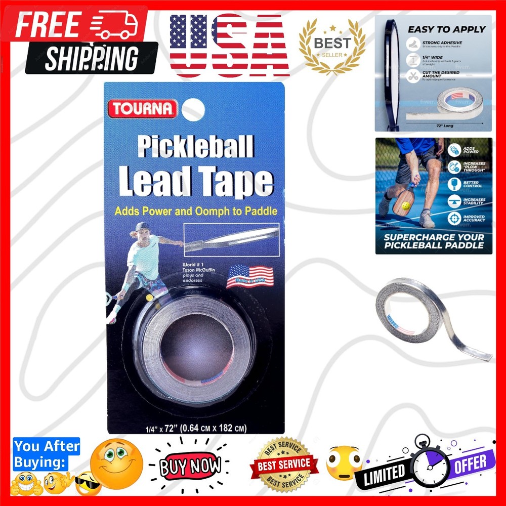 Pickleball Paddle Lead Tape