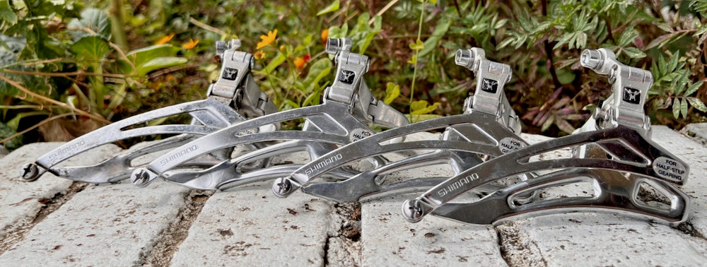 Shimano Deerhead Triple Front Derailleur 28.6mm Clamp Bottom Pull FD-M700