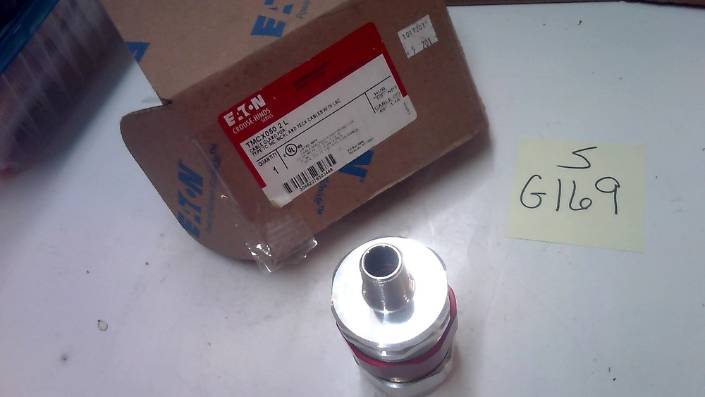 EATON TMCX0502L CABLE GLAND ( MISSING LUBE PACK)