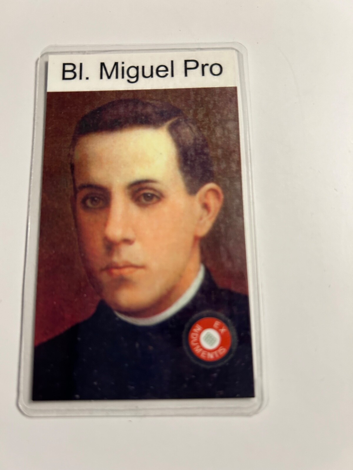 Blessed Miguel Pro 3rd Class Relic Card Mexican Jesuit Priest Martyr