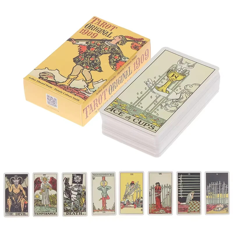 BEAUTIFUL 1909 Original Tarot Card Rider Waite Smith Deck Board Game Divination