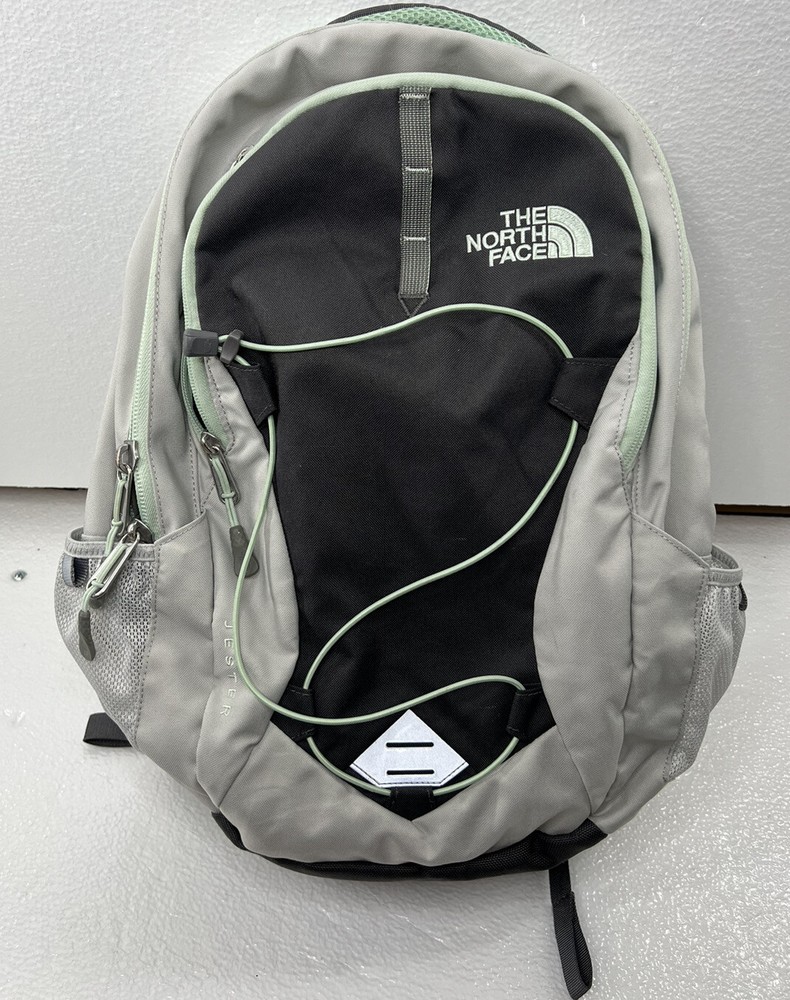 The North Face Jester Backpack-Light Gray - Dark Gray -Mint