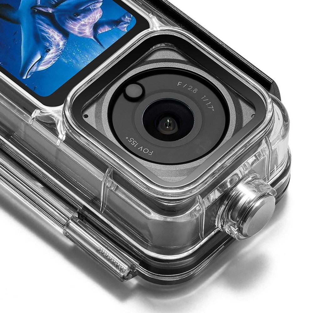 Waterproof Case Diving Shell Housing Cover Dual Screen For DJI Action 2 Camera E