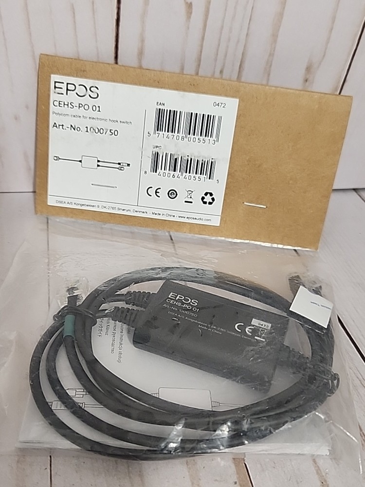 EPOS Ploycom Electronic Hook Switch CEHS-PO 01 1000750 phone cable
