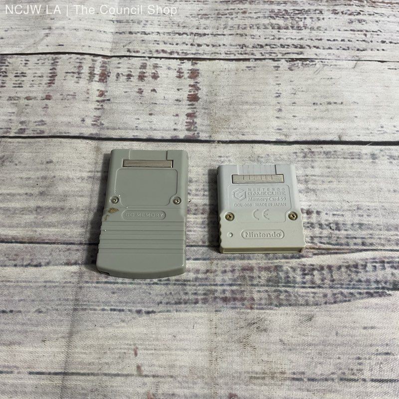 Nintendo Gamecube 59 Block Gray Memory Cards