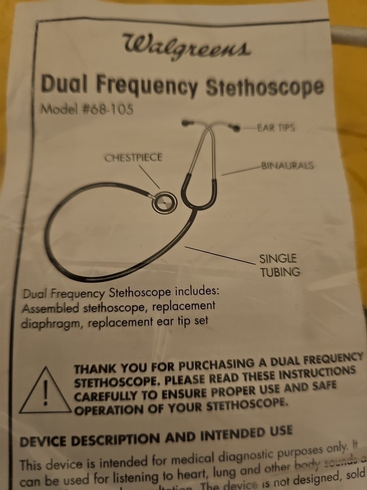 Walgrens Stethoscope
