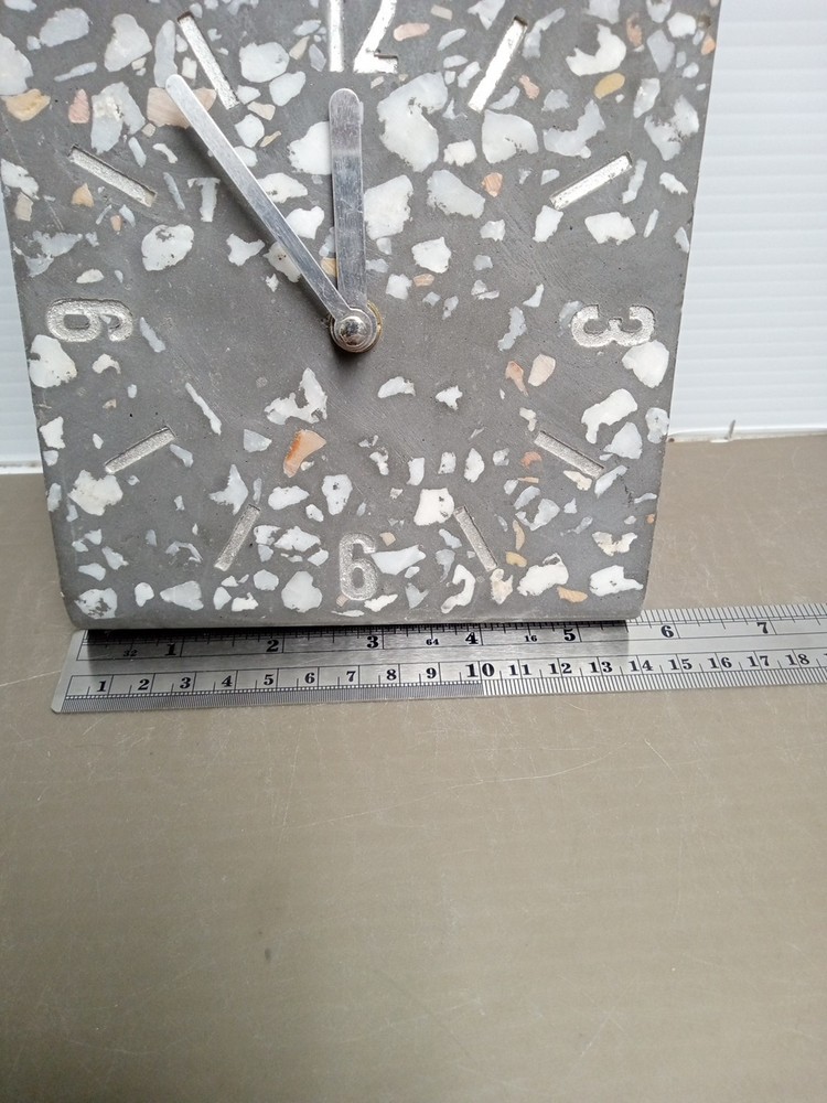 Stone Desk Clock