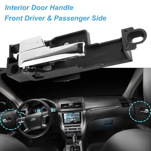 2 Pcs Interior Inside Door Handle Front Driver & Passenger Side for 2006 2007